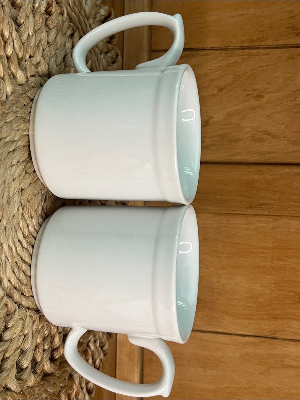 Discontinued Set of 2-Williams Sonoma- Pantry Essentials Coffee/Tea Cups. White